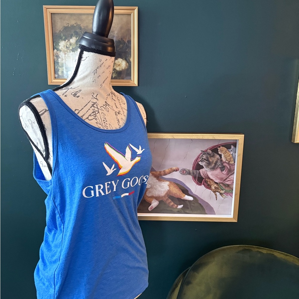 Bella Canvas Blue Graphic Tank Top